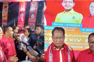 BOY SANGADJI DILANTIK PIMPIN DEPIDAR XXIV SOKSI PROVINSI MALUKU PERIODE 2024-2029