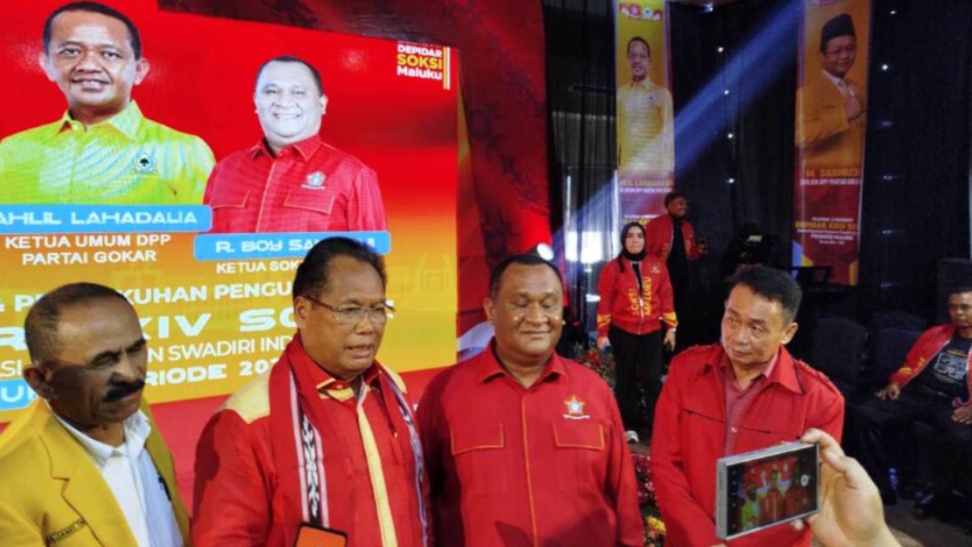 Boy Sangadji Resmi Dikukuhkan Sebagai Ketum SOKSI Maluku