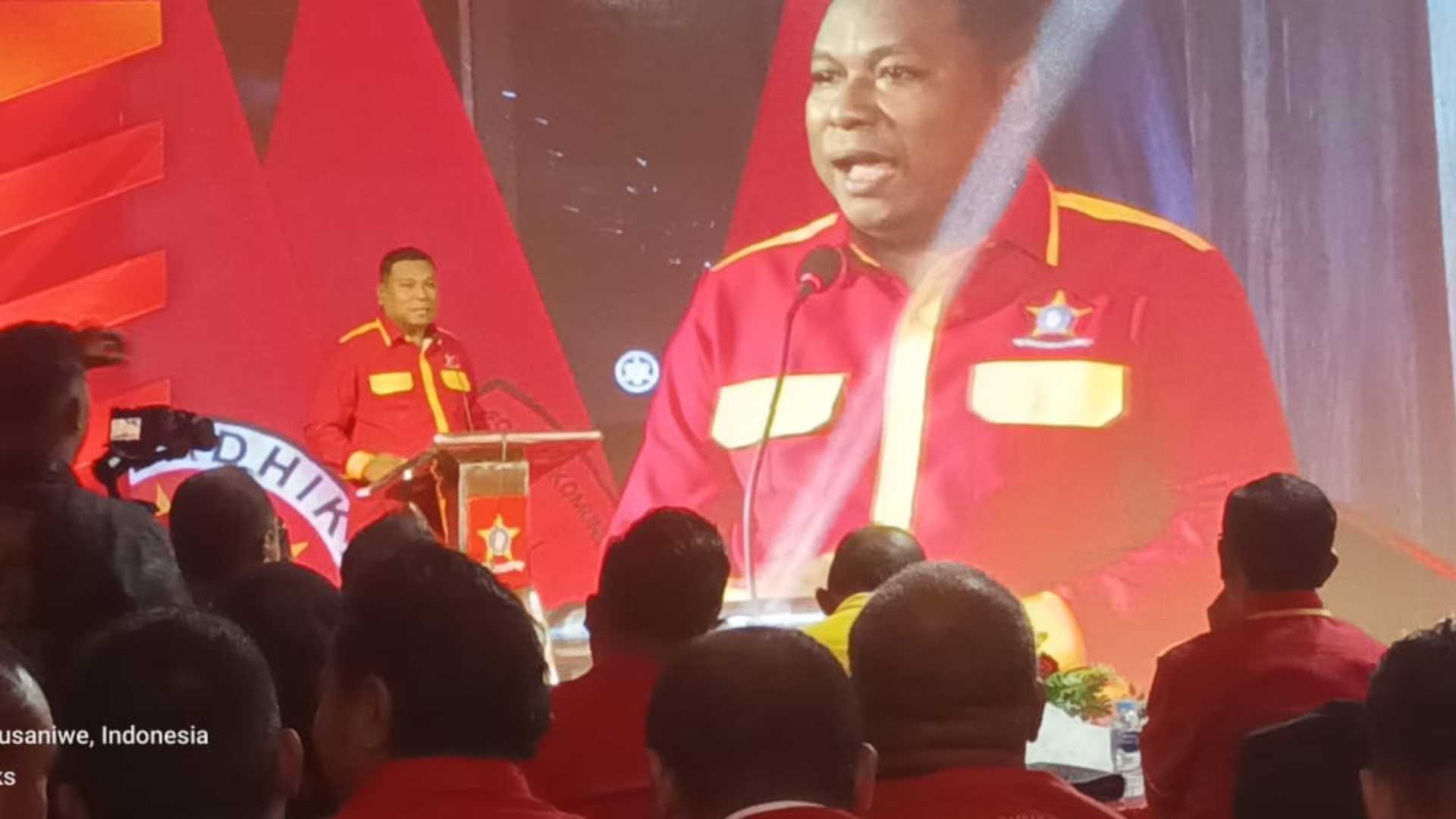 Boy Sangadji Resmi Pimpin SOKSI Maluku Periode 2024-2029