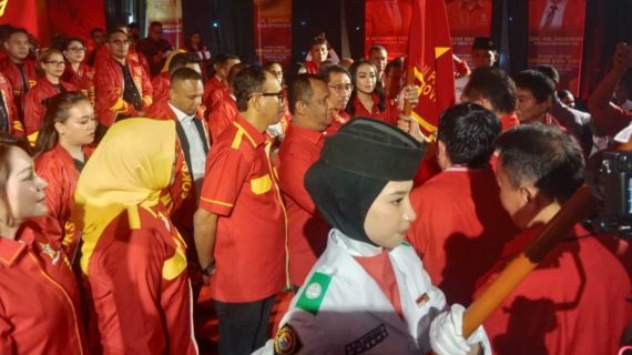 KETUM DEPINAS RESMI LANTIK DEPIDAR SOKSI MALUKU, BOY SANGADJI JADI KETUA DAN SETIABUDHI SEKRETARIS DPD