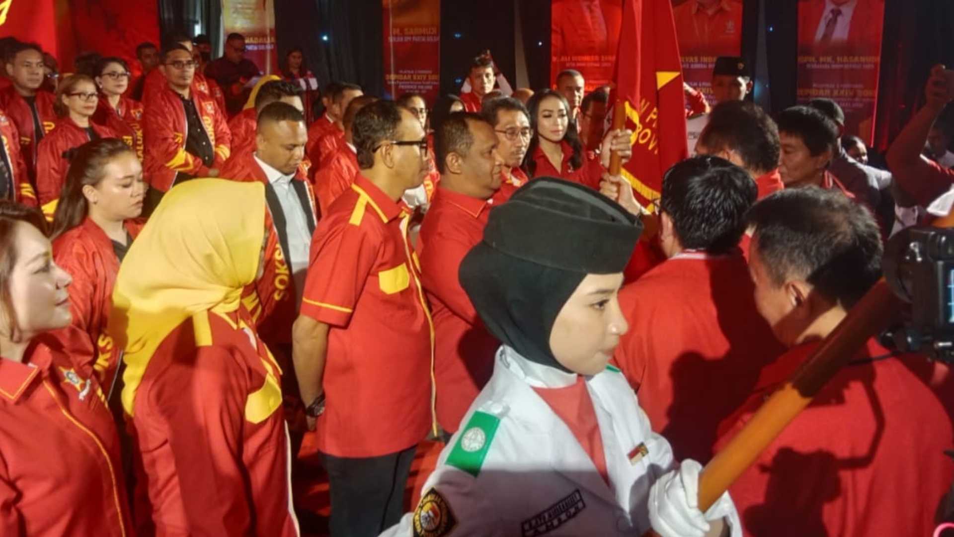 KETUM DEPINAS RESMI LANTIK DEPIDAR SOKSI MALUKU, BOY SANGADJI JADI KETUA DAN SETIABUDHI SEKRETARIS DPD
