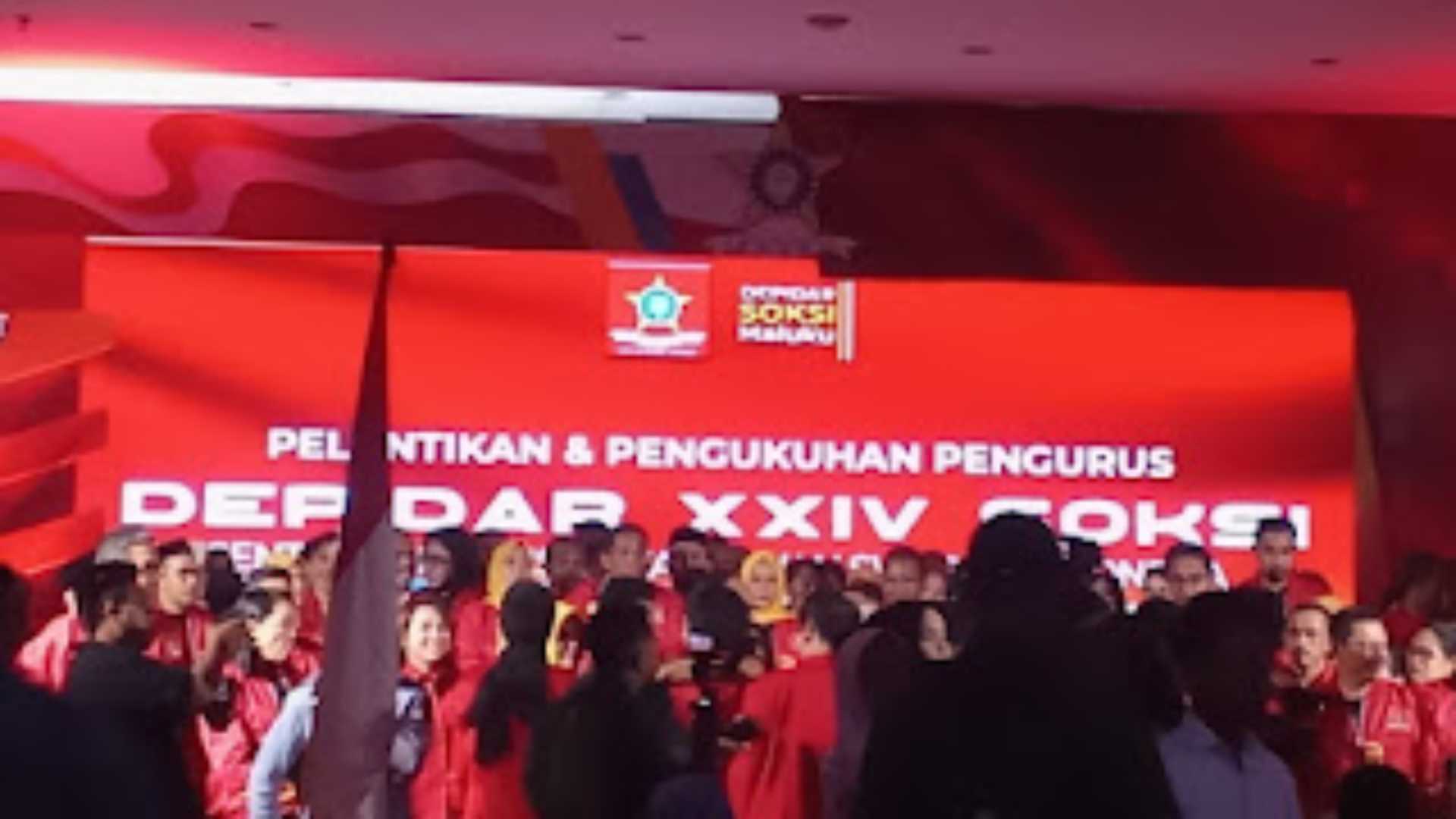 Pelantikan dan Pengukuhan Depidar XXIV Soksi Provinsi Maluku