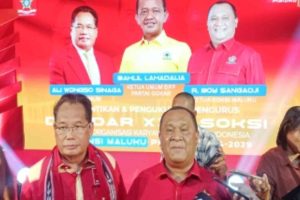 R Boy Sangadji Resmi Dilantik Sebagai Ketua Depidar XXIV SOKSI Maluku