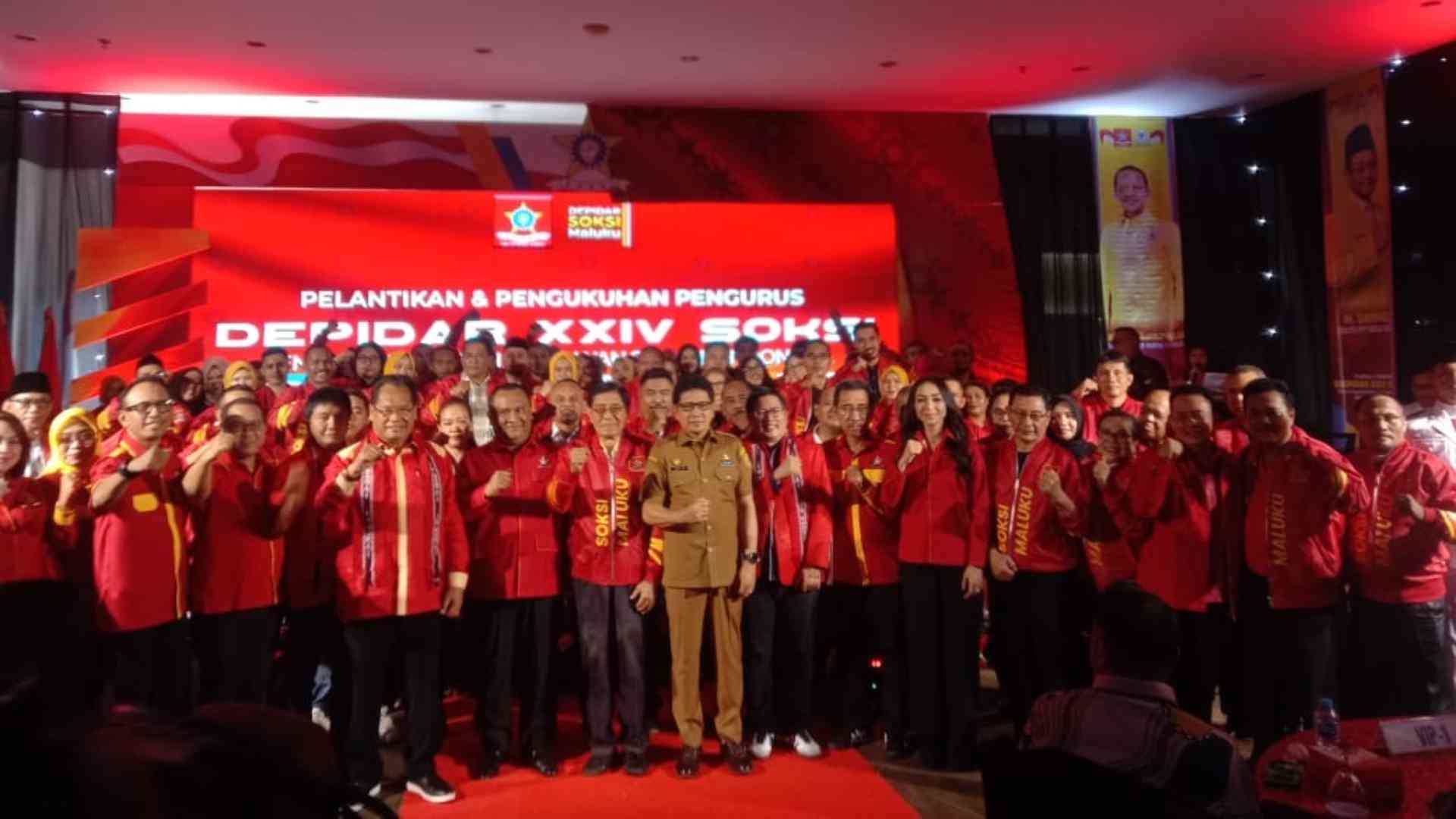 SOKSI Maluku Dilantik